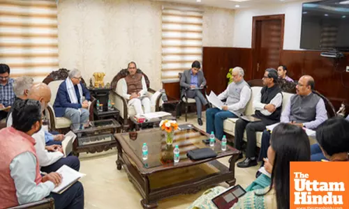 Union Minister Shivraj Singh Chouhan meets Microsoft founder Bill Gates