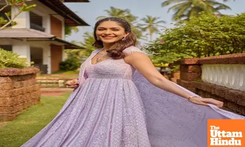 Mrunal Thakur showcases her ‘classic charm with a desi twist’
