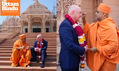 New Zealand PM visits Akshardham temple, lauds Hindu communitys contribution back home