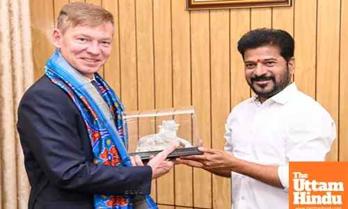 Telangana CM Revanth Reddy meets McDonalds CEO Chris Kempczinski