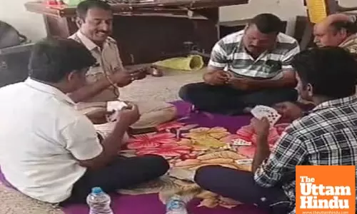Five Karnataka policemen suspended for playing cards inside police station