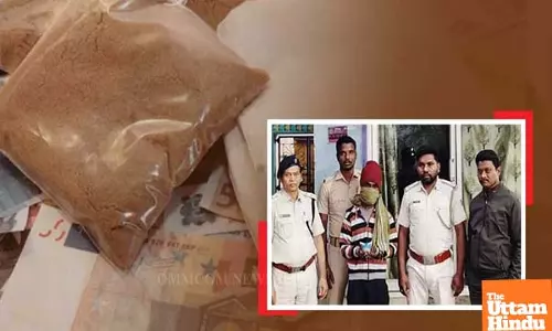 Brown sugar valued at Rs 72 lakh seized in Bhubaneswar during raids
