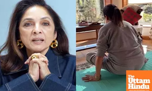 Neena Gupta begins her day with yoga and spiritual practice
