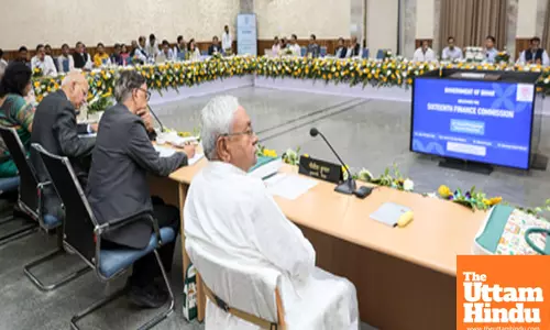 Bihar CM Nitish Kumar meets 16th Finance Commission Chairman