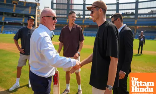 New Zealand PM Christopher Luxon visits Wankhede Stadium