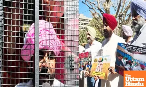 Congress Workers Raise Slogans After Walkout in Chandigarh Assembly; Raja Warring, Others Detained