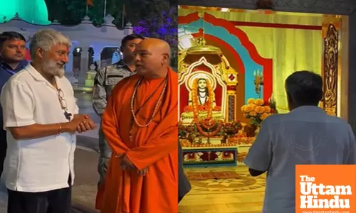 Vivek Agnihotri offers prayers at Gorakhnath Temple