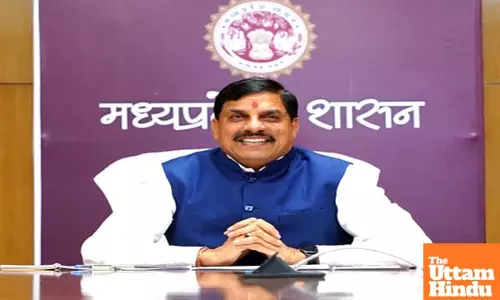 Cong questions MP CM Yadavs absence from House during discussion on home dept