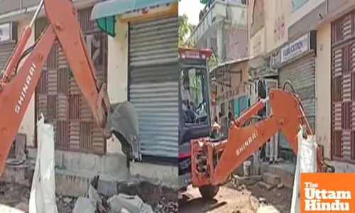Vadodara police raze illegal structures linked to female bootlegger