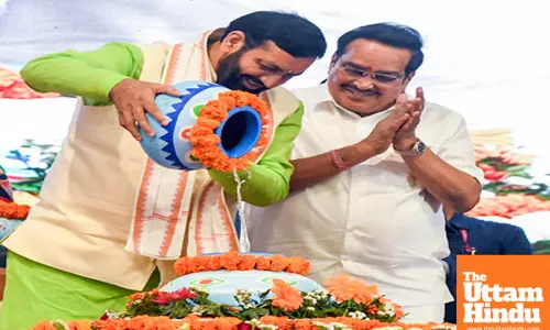 Haryana CM Nayab Singh Saini attends the launch of Jal Shakti Abhiyan