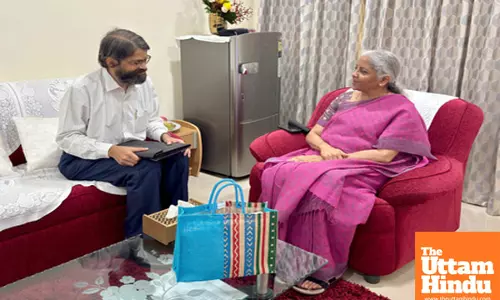 SASTRA University Vice-Chancellor meets Union Finance Minister Nirmala Sitharaman