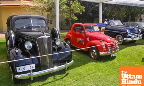 Vintage Cars on Display