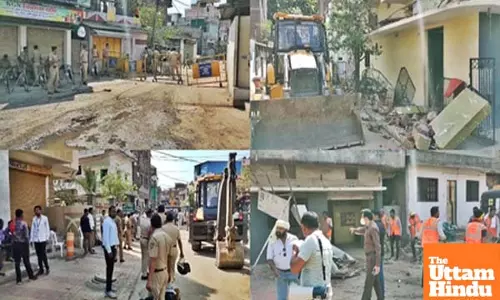 Municipal Corporation bulldozes Nagpur violence mastermind Fahim Khans house