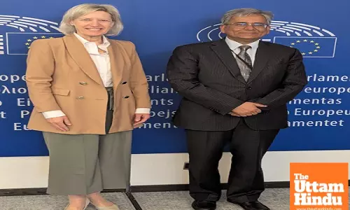 India-EU ties in focus: Ambassador Saurabh Kumar meets MEP Angelika Niebler