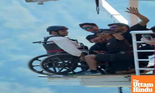 Gautam Adani hails wheelchair-bound employees courage for attempting bungee jumping