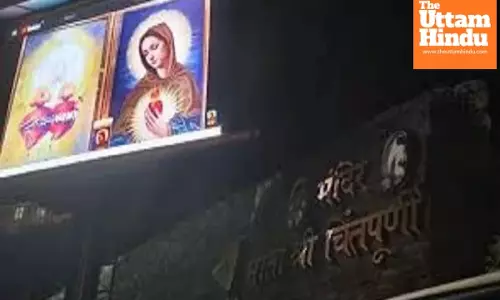 Unbelievable! Temple Screen Plays Mother Mary’s Video Instead of Goddess Chhinnamastika
