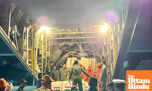 India Sends Relief to Myanmar