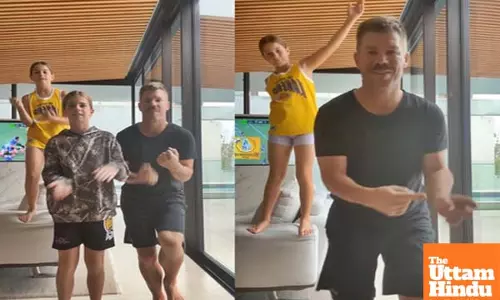 David Warner dances to ‘Wherever you go…’ from his Telugu film Robinhood