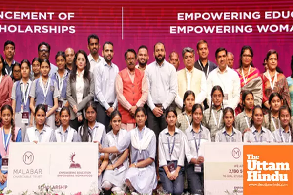 Minister of State for Road Transport and Highways and Corporate Affairs, Harsh Malhotra distributes scholarships Minister of State for Road Transport and Highways and Corporate Affairs, Harsh Malhotra distributes scholarships