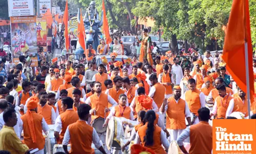 Festive spirit marks Gudi Padwa procession