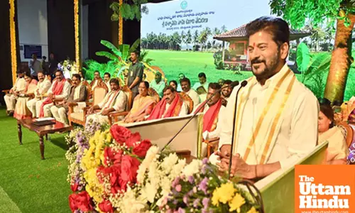 Telangana CM Revanth Reddy attends Ugadi celebrations