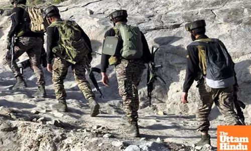 Security forces cordon off area in J&K’s Kathua after suspected terrorist movement