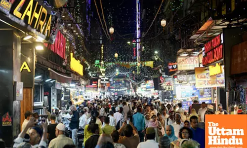 Eid Shopping Rush Near Jama Masjid