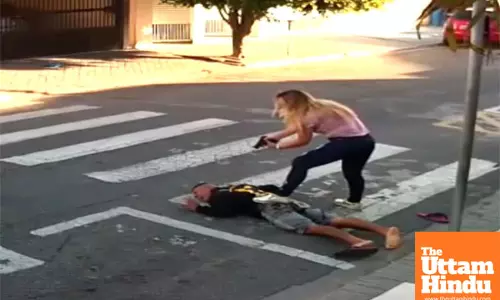 Badass Mom Puts Robber in His Place – Drops Him Like a Sack!