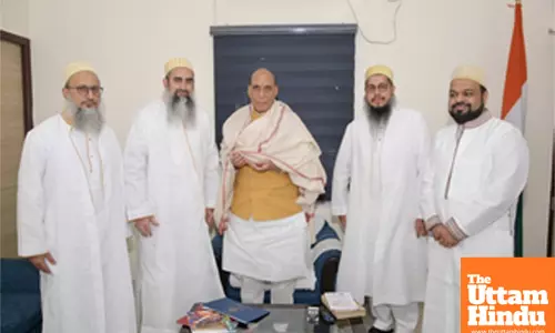 Rajnath Singh meets Dawoodi Bohra delegation