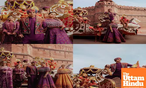 Randeep Hooda and his wife Lin Laishram bring India’s rich traditions to life through fashion