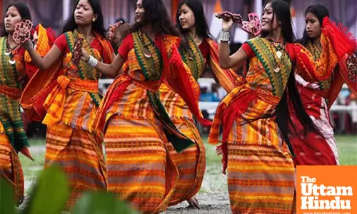 American Storyteller Kim Frank Embraces Bodo Culture Ahead of Bihu Celebrations in Assam