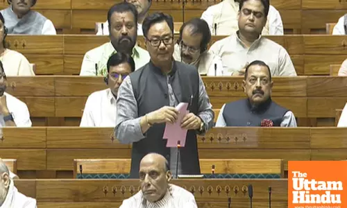 Parliament was being claimed as Waqf property: Rijiju slams UPA for making provisions overriding other laws