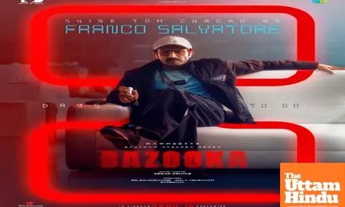Shine Tom Chacko plays Franco Salvatore in Mammootty’s ‘Bazooka’