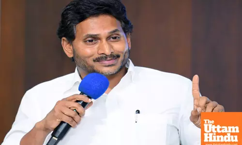 Former Chief Minister and YSRCP President, YS Jagan Mohan Reddy holds a meeting
