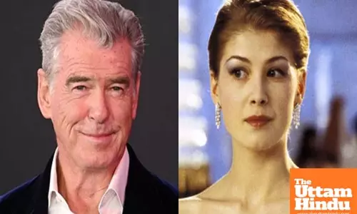What was Rosamund Pike worried about while filming for ‘Die Another Day’ with Pierce Brosnan?