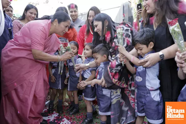 Delhi CM Rekha Gupta attends a programme at Phoolwari Pre-School Delhi CM Rekha Gupta attends a programme at Phoolwari Pre-School