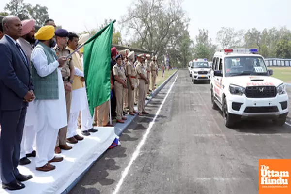 Flagging Off ceremony of New Police Vehicles Flagging Off ceremony of New Police Vehicles