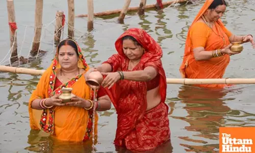 On day 3 of Chaiti Chhath, devotees to gather at water bodies to offer prayers to setting Sun
