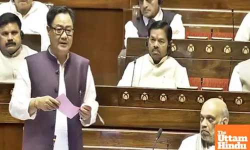 Rijiju presents Waqf Bill in RS, lists ‘positive’ amendments as compared to UPA
