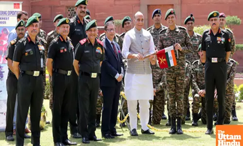 Flagging off ceremony of expeditions to Mount Everest and Mount Kangchenjunga