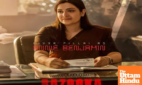 Divya Pillai plays Annie Benjamin in Mammootty’s ‘Bazooka’
