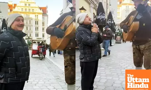 Anupam Kher shares his hilarious singing encounter with a street performer in Munich