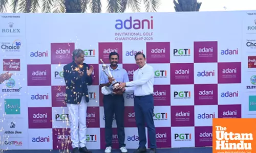 Adani Invitational Golf: Saptak Talwar bags maiden title with thrilling win on home turf