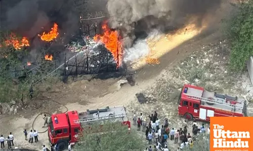 Massive Fire Caught In The Junk: Authorities On High Alert!