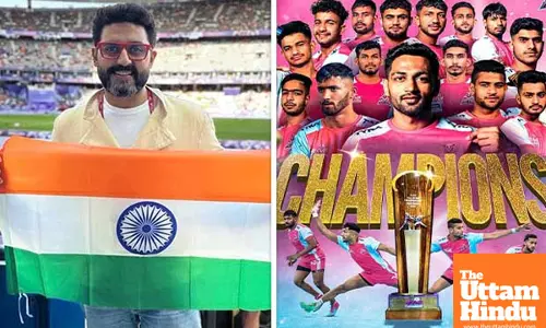 Abhishek Bachchans Jaipur Pink Cubs Clinch Championship Trophy at Yuva All Stars
