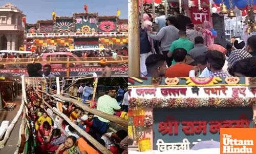 Ram Navami being celebrated today with religious fervour, devotees throng temples