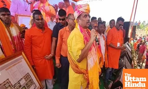 Bengal LoP participates in Ram Mandir stone laying ceremony at Bengals Nandigram