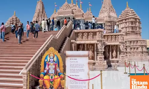 Grand celebration of Ram Navami at BAPS Hindu Temple in Abu Dhabi