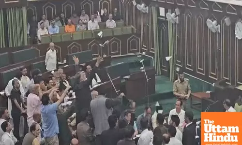 Ruckus over Waqf Amendment Act in J&K Assembly, adjourned briefly