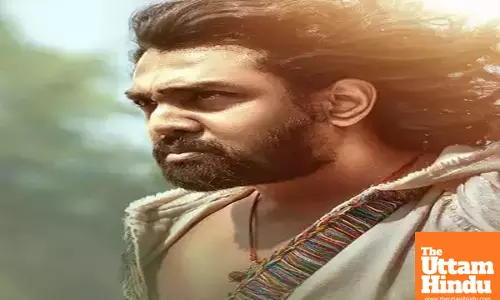 Dhruva Sarja’s first look in Arjun Sarja’s Seetha Payanam revealed